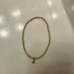 COPY - ENewton Letter A bracelet